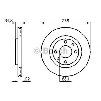 Диск тормозной BOSCH 0 986 478 618 фото
