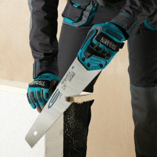 Ножовка по дереву 400мм "PIRANHA" 11-12 TPI, зуб - 3D, каленый зуб, 2-х комп. рук-ка GROSS фото 1