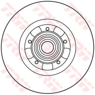 Диск торм.зад.RENAULT KANGOO, GRAND KANGOO 1.2 Tce 13=> фото