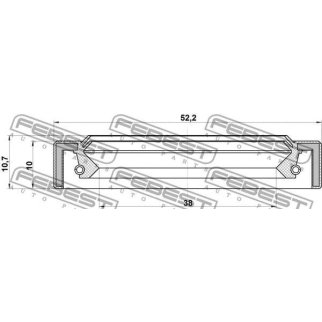Сальник раздатки FEBEST 95IAY-40521011X фото