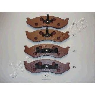 Колодки тормозные дисковые, комплект перед фото