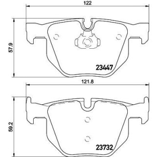 Колодки тормозные задние дисковые к-кт TEXTAR 2344704 фото