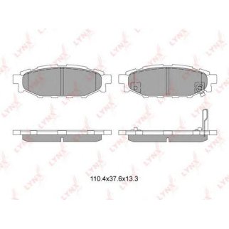 Колодки тормозные задние дисковые к-кт LYNXauto BD-7103 фото