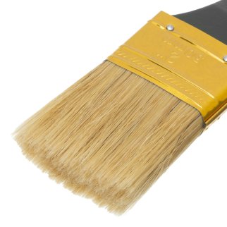 Кисть плоская Профи 2, натуральная щетина, деревянная ручка MATRIX 83152 фото 3