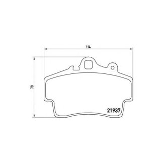 Колодки тормозные передние к-кт brembo P 65 007 фото