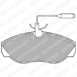 Колодки тормозные передние к-кт DELPHI LP877 фото