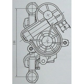 Суппорт торм. для а/м Ford Mondeo V (15-)/Kuga (13-) зад. прав. d=38мм (а/м с EPB) TRIALLI CF 102012 фото 4