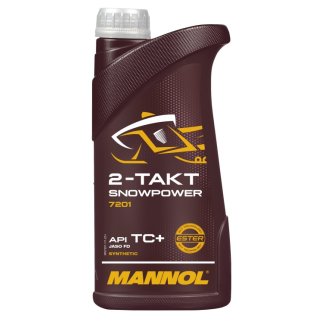 Масло моторное MANNOL Snow Power 2Т для снегоходов синт. 1л фото