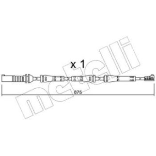 Датчик износа колодок METELLI _SU.278 фото