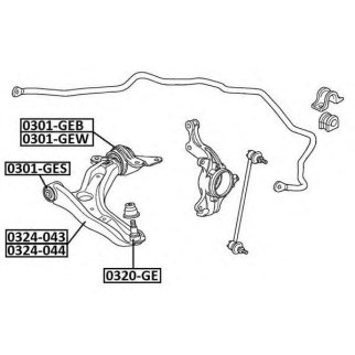 РЫЧАГ ПЕРЕДНИЙ НИЖНИЙ ПРАВЫЙ фото