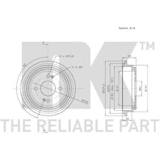 Барабан тормозной задний (180x39mm) / HONDA Jazz-II 02~08 фото