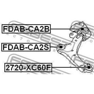Опора шаровая переднего нижнего рычага фото