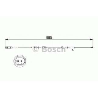 Датчик износа колодок BOSCH 1 987 473 520 фото