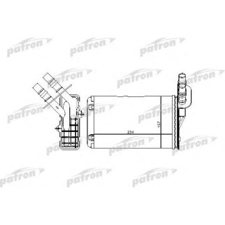 Радиатор отопителя RENAULT CLIO II, 98- фото