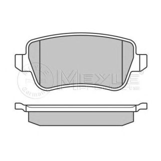 Колодки тормозные к-кт Meyle 025 243 4817 фото