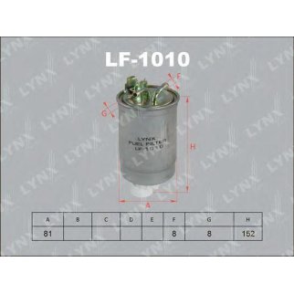 Фильтр топливный LYNXauto LF-1010 фото