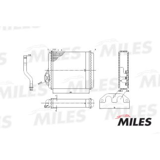Радиатор отопителя VOLVO 400/460/480 1.6-2.0/1.9TD 88-96 фото