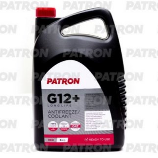 Антифриз 5кг (4.4л) - красный, PATRON RED G12+, TL 774-D/F, G012A8DA1, G012A8FA1, WSS-M97B44-D, 6277 фото