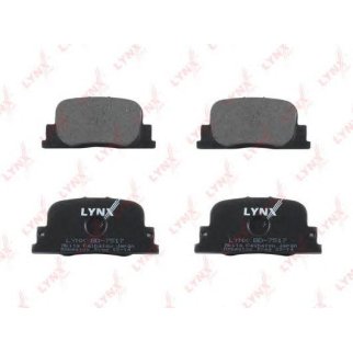 Колодки тормозные задние дисковые к-кт LYNXauto BD-7517 фото