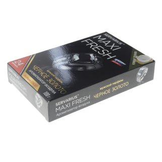 Ароматизатор водуха под сиденье MAXI FRESH (черное золото) фото