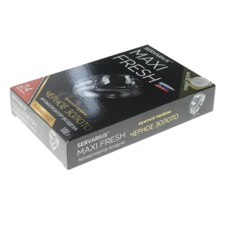 Ароматизатор водуха под сиденье MAXI FRESH (черное золото) фото