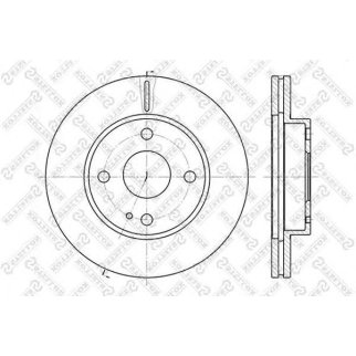 Диск тормозной Stellox 6020-3232V-SX фото