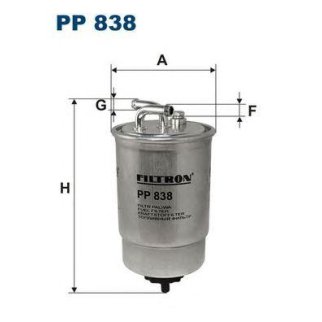 Фильтр топливный FILTRON PP 838 фото