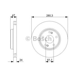 Диск тормозной BOSCH 0 986 479 743 фото