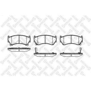 603 012B-SX_колодки дисковые п.! с антискр. пл. Nissan Almera 1.4/1.6/2.0D 95-99/200SX 2.0 94> фото