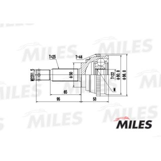 ШРУС наружный MILES GA20175 фото 3