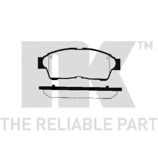 Колодки тормозные передние к-кт NK 224528 фото