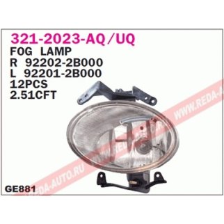 Фара противотуманная передн прав HYUNDAI: SANTA FE 06- фото