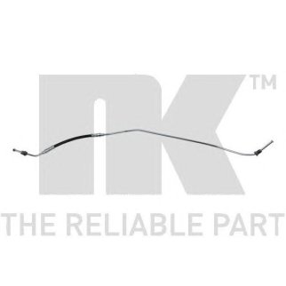 8547177_шланг тормозной! задн. лев. L=740VW Sharan 1.9, Seat Alhambra 1.9/2.8 00-10 фото