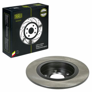 Диск торм. для а/м Mercedes A (W176) (12-)/CLA (C117) (13-) зад. d=295, thk=10 (окраш.) (DF 190442) фото 2