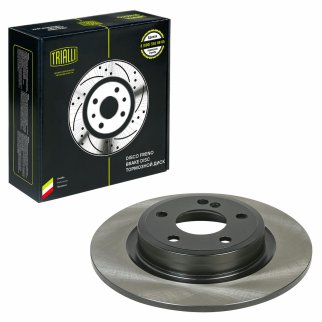 Диск торм. для а/м Mercedes A (W176) (12-)/CLA (C117) (13-) зад. d=295, thk=10 (окраш.) (DF 190442) фото