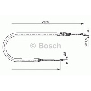 1 987 477 994_трос ручного тормоза! Citroen, Peugeot фото