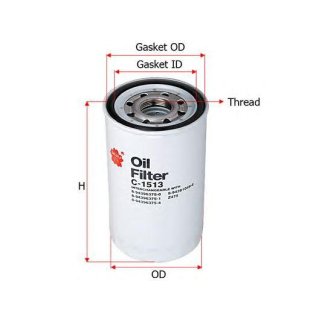 Фильтр масляный SAKURA C1513 фото