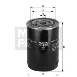 Фильтр масляный MANN FILTER W 7124 фото