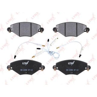 Колодки тормозные передние к-кт LYNXauto BD2208 фото
