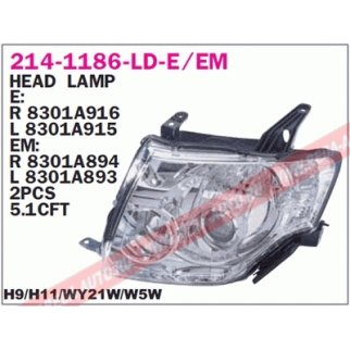 Фара правая DEPO 214-1186R-LD-EM фото