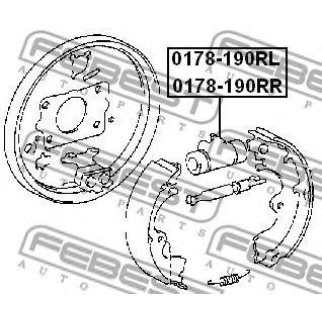 Цилиндр тормозной FEBEST 0178-190RR фото