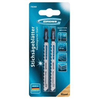 Полотна для электролобзика  по дереву, 2 шт. ( 3101 - T101B ) GROSS фото 4