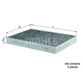 Фильтр салона MAHLE LAK 292S фото