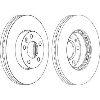Диск тормозной FERODO DDF1253C-1 фото