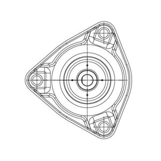 Опора амортизатора TRIALLI SA 0889 фото 3