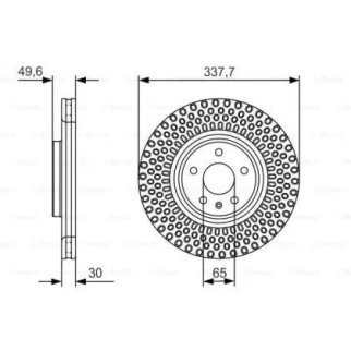 Диск тормозной BOSCH 0 986 479 C90 фото