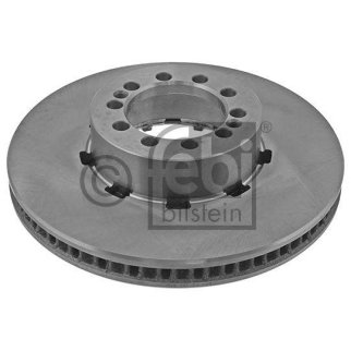 Диск тормозной RENAULT передний (329x34) (1шт.) FEBI фото