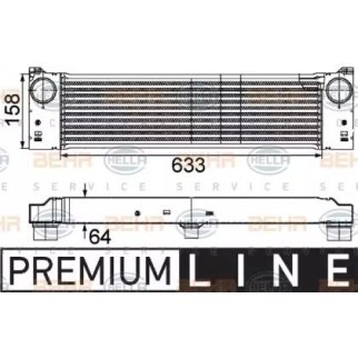Интеркулер Hella 8ML 376 746-491 фото 2