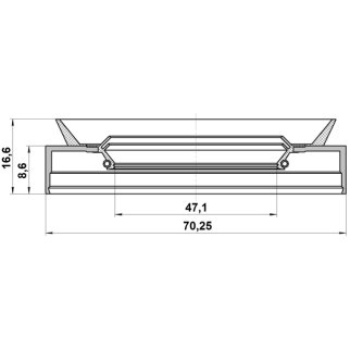 95TBS-49700917X_сальник ступицы! пер. 49x70x8.6/16.6 Suzuki GrandVitara/Vitara 97> фото 2