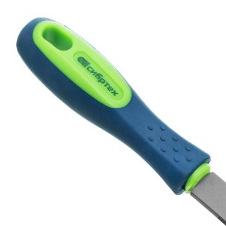 СИБРТЕХ 16224 Напильник, 150 мм, плоский, двухкомпонентная рукоятка, №2 фото 4